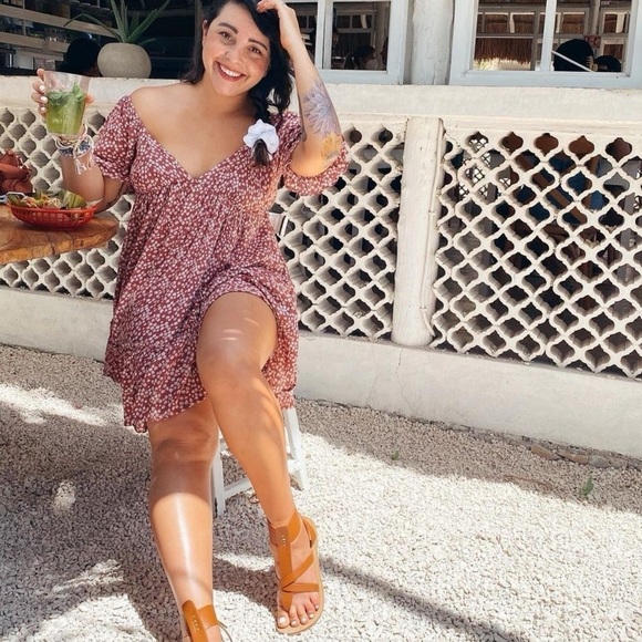 Pinkblush dainty flower floral print mini dress nwt - Picture 10 of 11